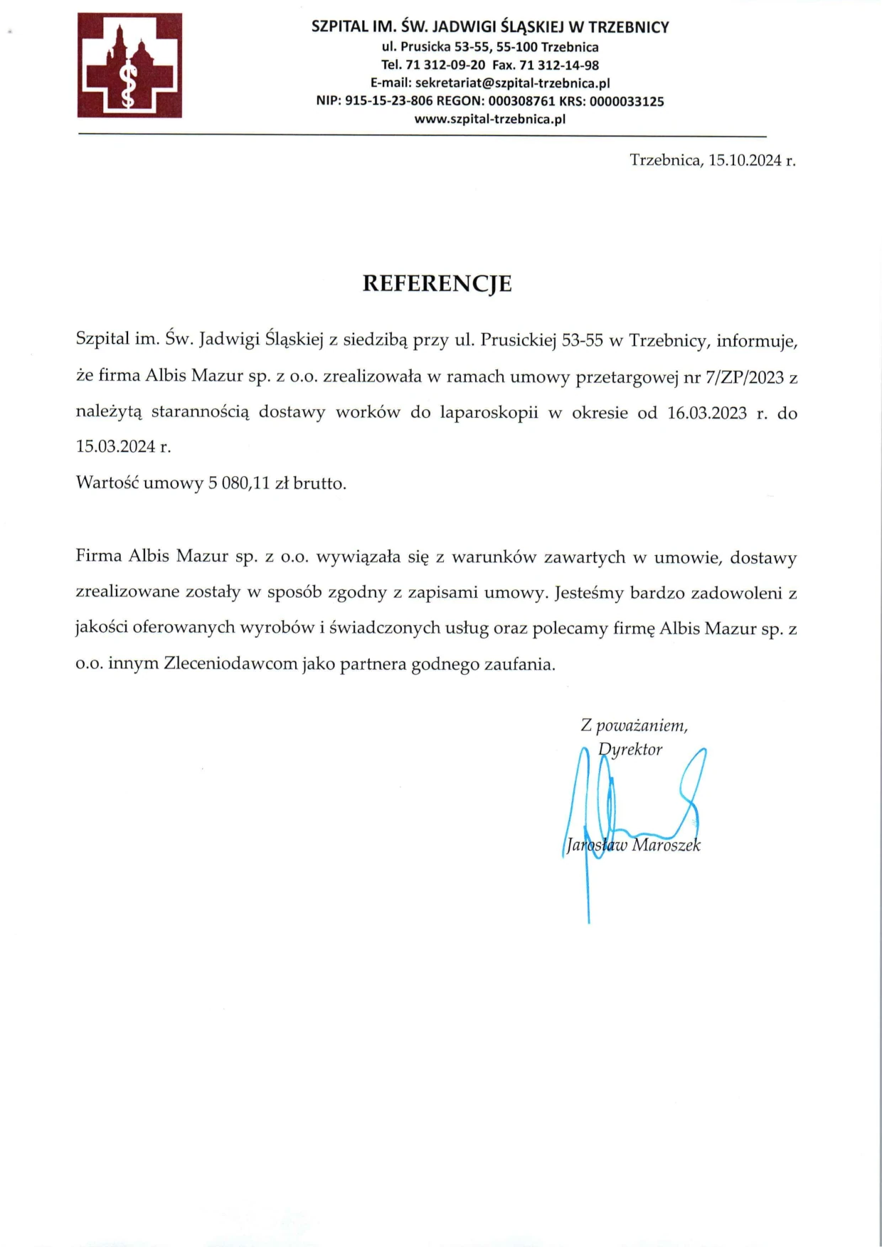 Trzebnica referencje